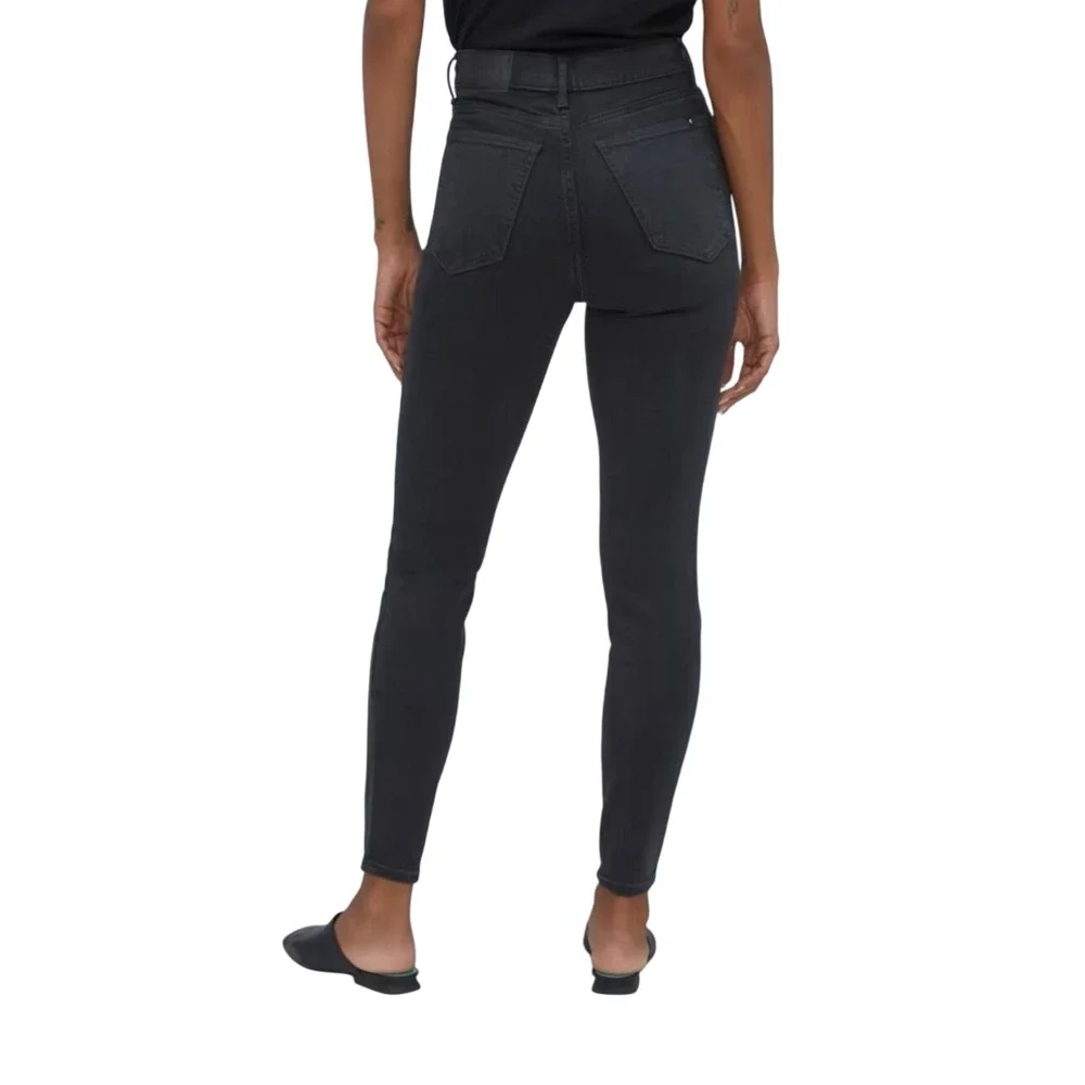 Everlane The Way High Skinny Jean Black‎ Wash Denim Women's Size 27 Regular